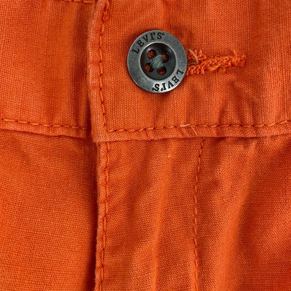 LEVI'S San Francisco Orange Cargo Pocket Shorts LVBA-492 - Picture 4 of 16